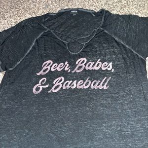 Vintage aged baseball tshirt